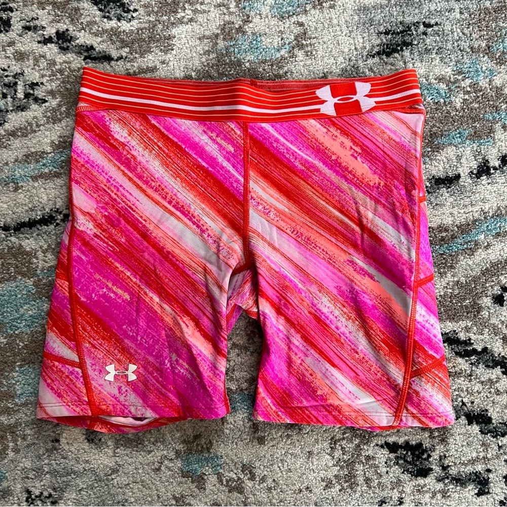 🍎 3/$30 Under Armour Padded Spandex Cycling Athletic Bike Shorts
